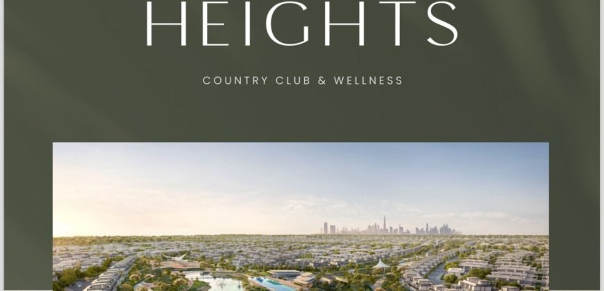 EMAAR "The Heights Country Club" NEW LAUNCH